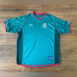 Mexico soccer jersey 2002